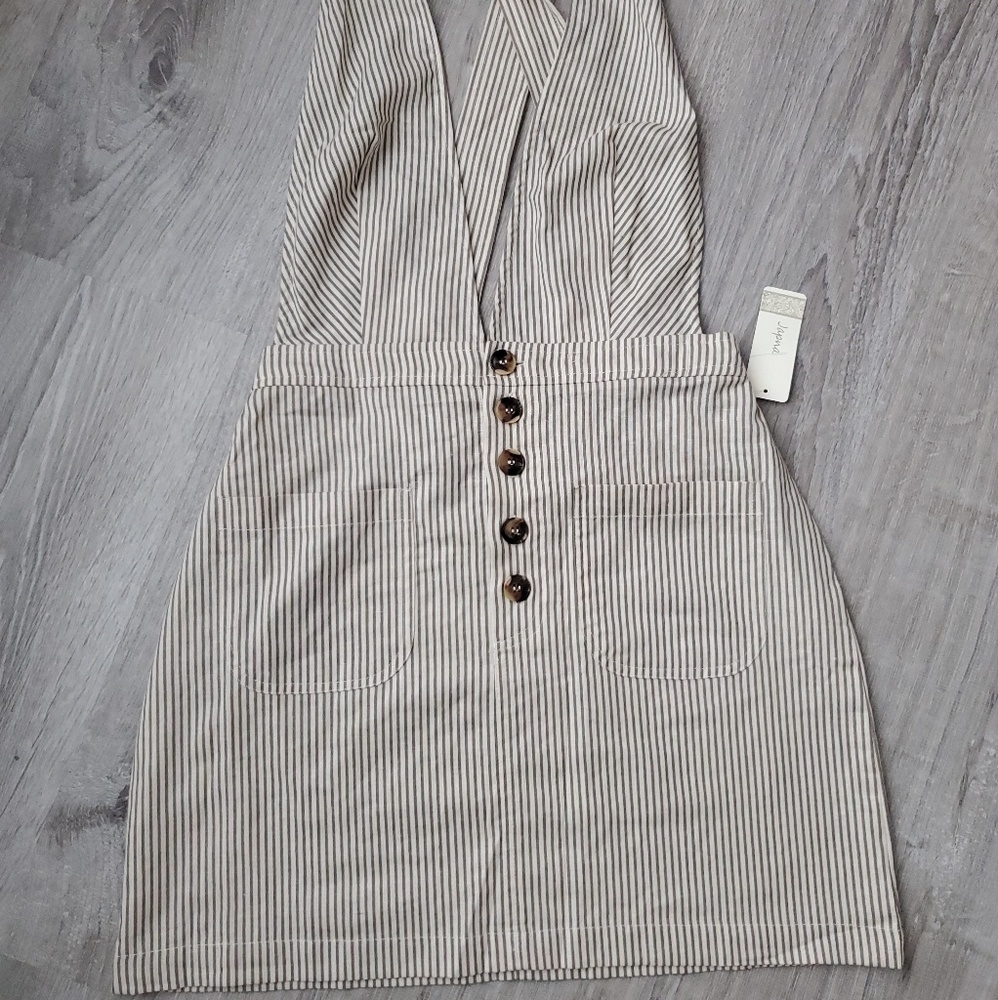 Pinafore cotton dress